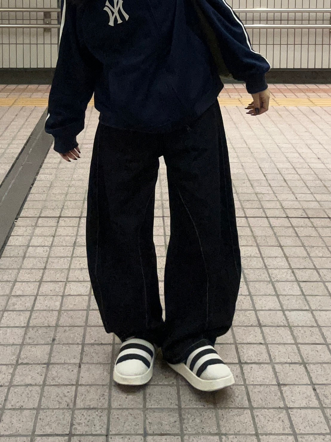 ステッチラインバルーンデニム MI-026