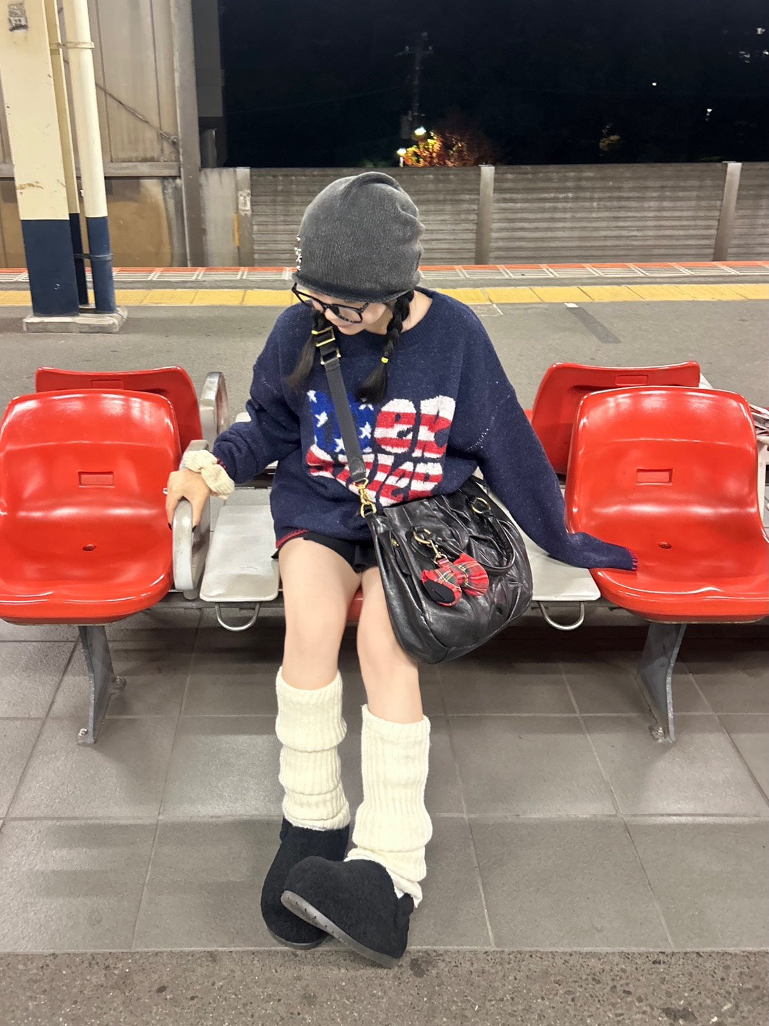 星条旗ライクニットプルオーバー MI-032