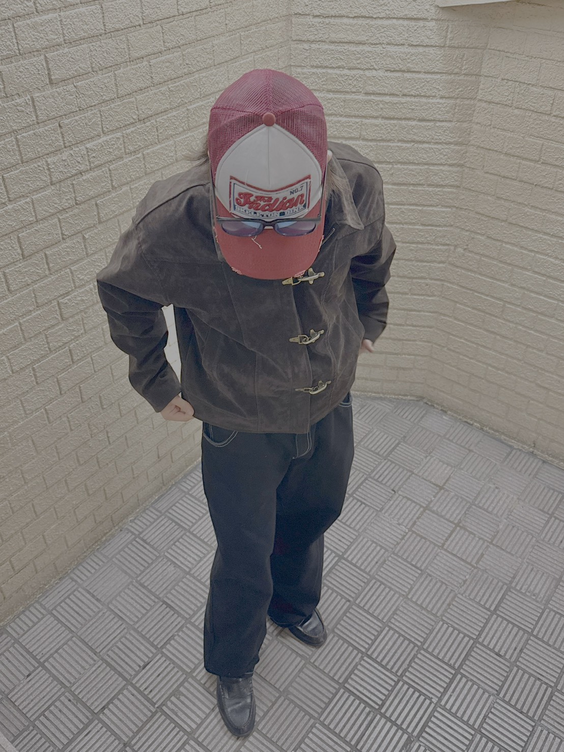 メタルトグルスエードブルゾン PP005