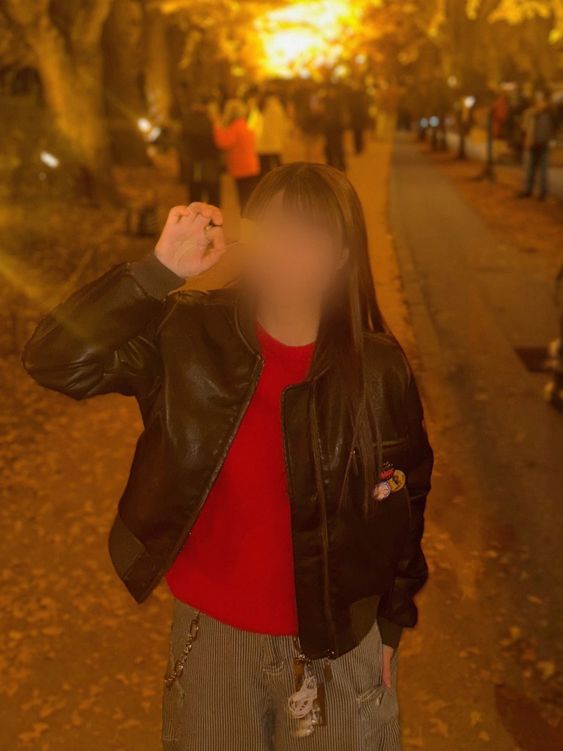 ヴィンテージ加工ショートレザーブルゾン EA-010