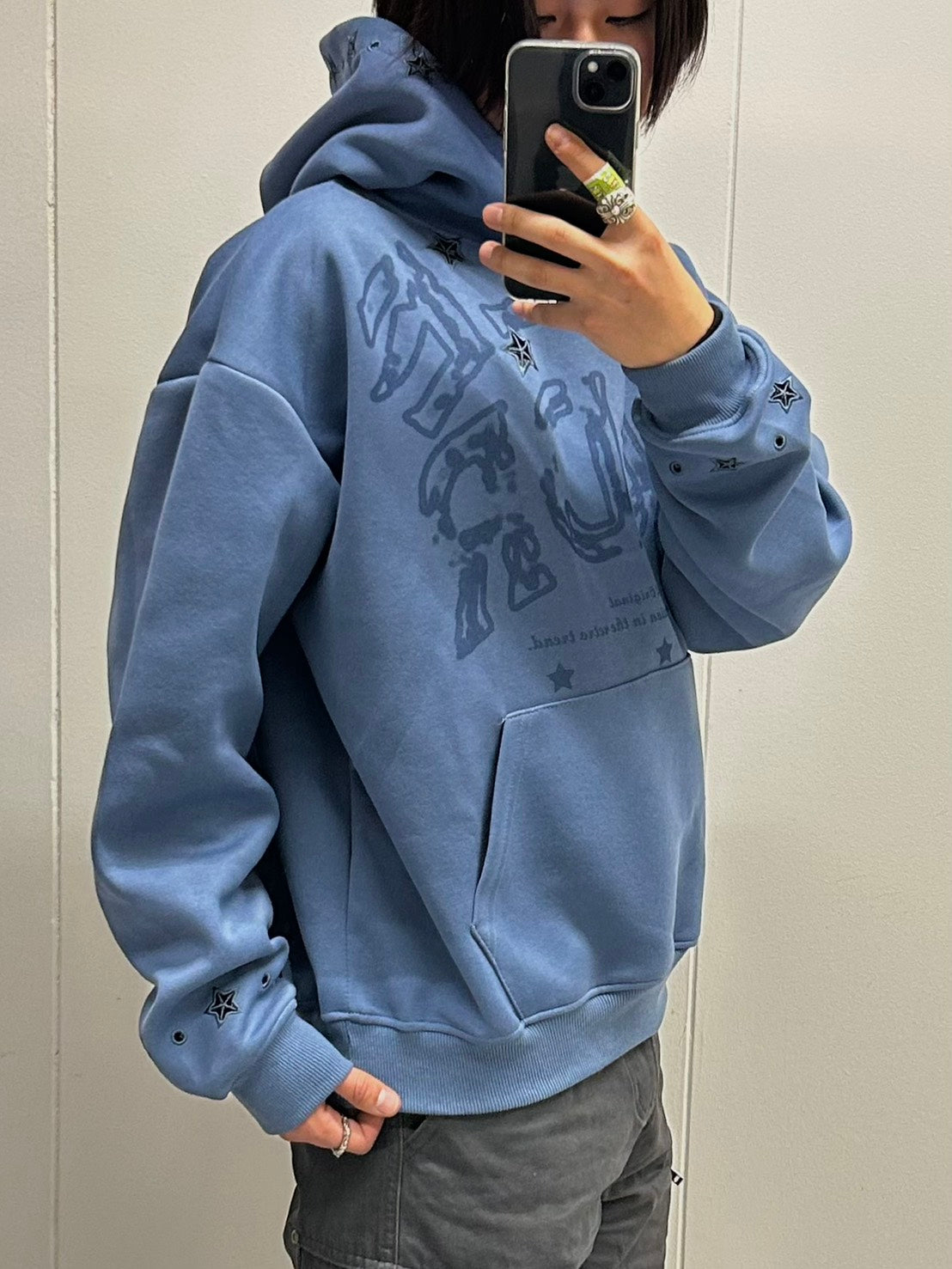 スターエンブロイダリー ヴィンテージフーディ SHY-001