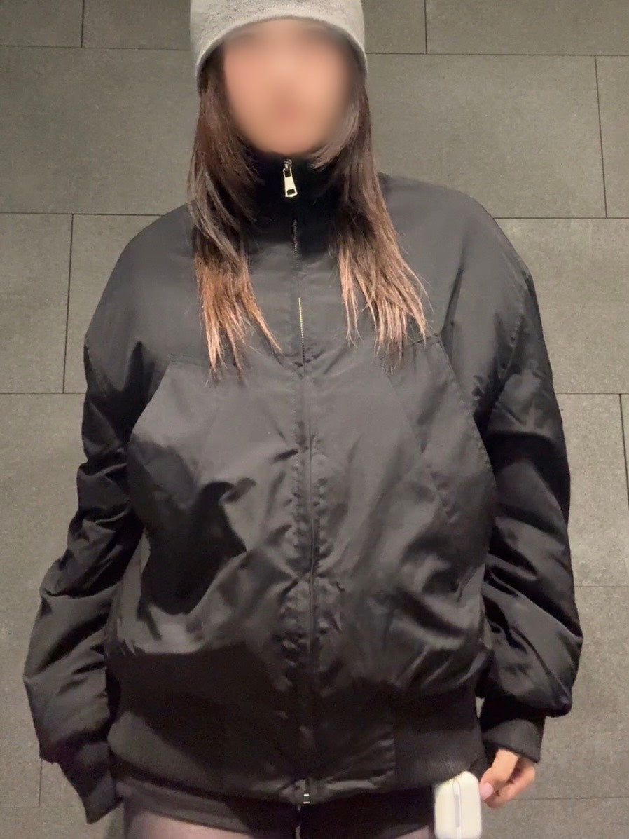 ボリュームフライト 中綿ショートブルゾン LXY-005