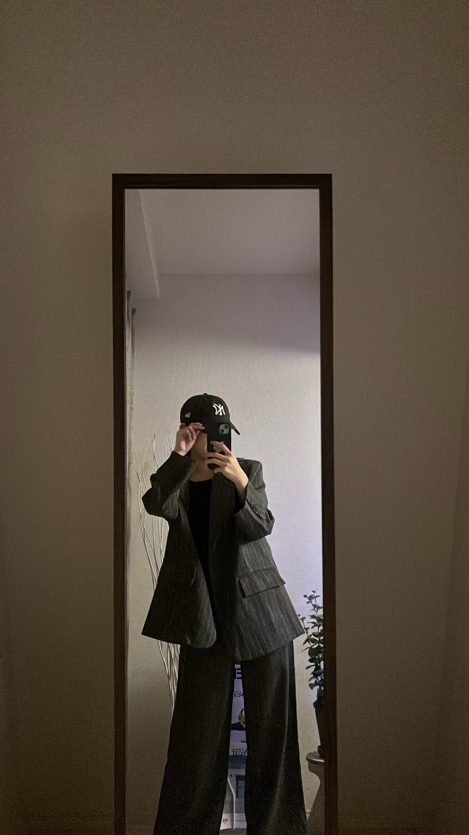 オーバーサイズ ストライプテーラードジャケット/パンツ RIM-008