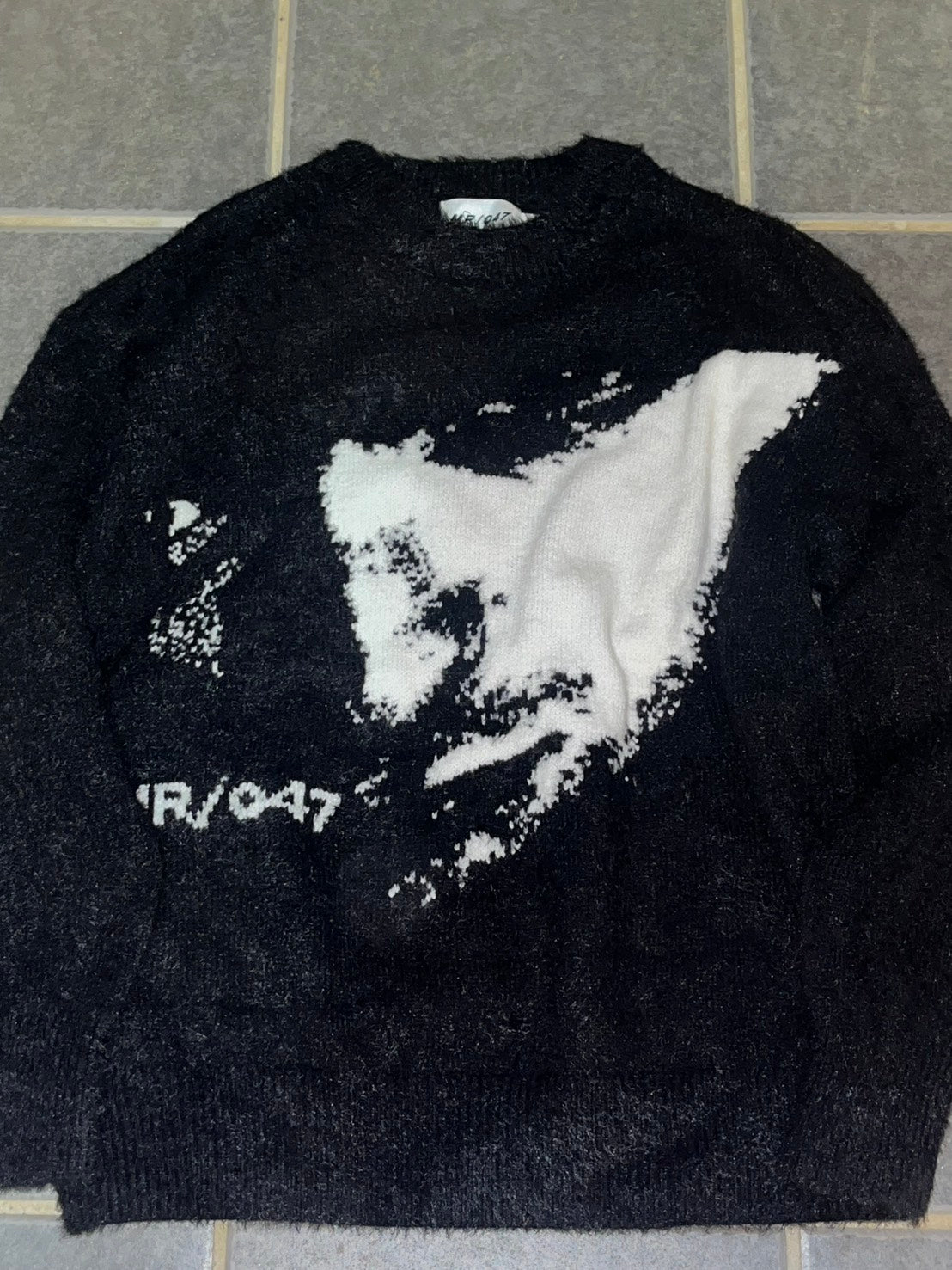 アートフェイスジャカードルーズニット IX-001