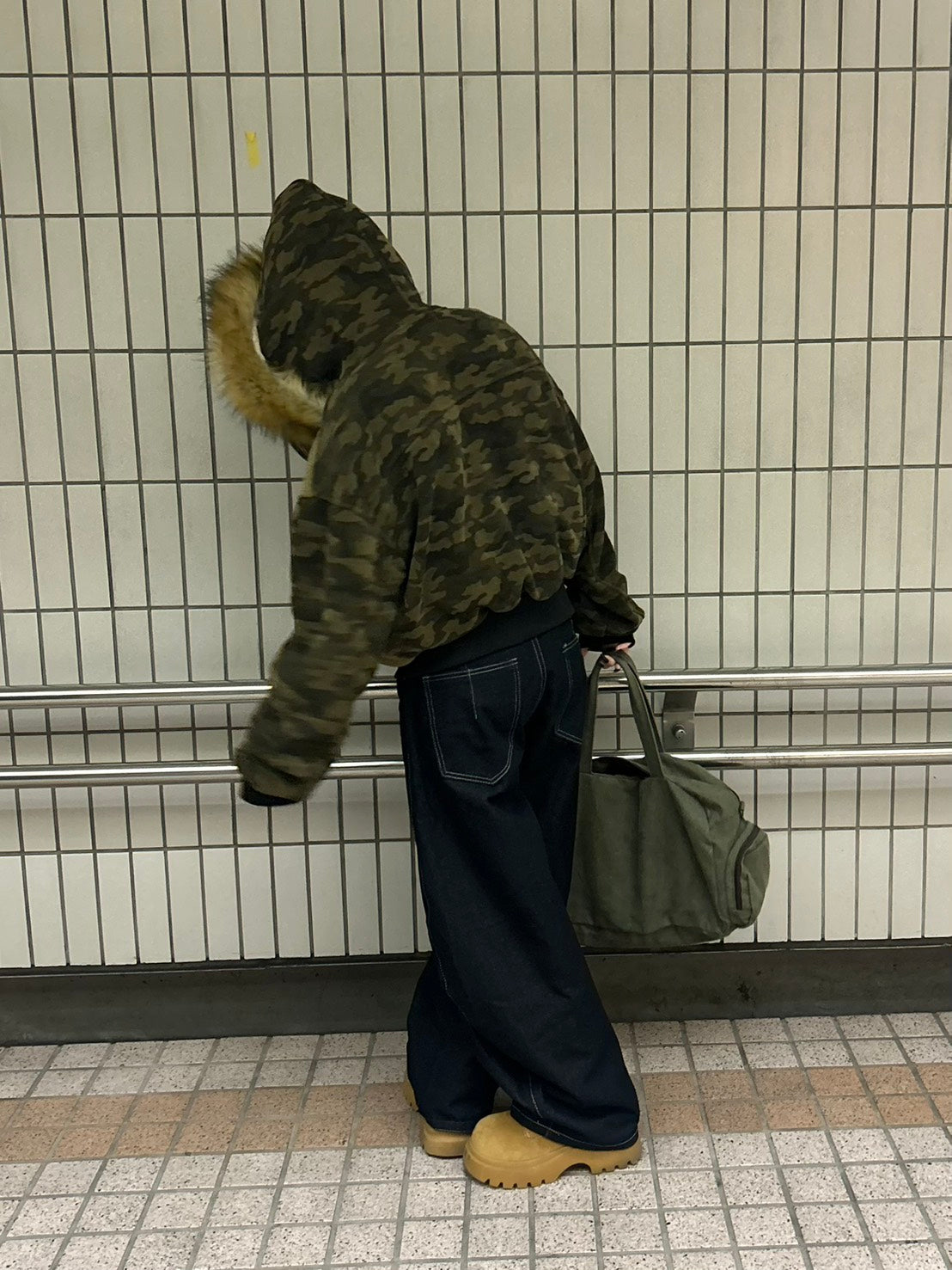 カモフラージュファー付きブルゾン MI-15