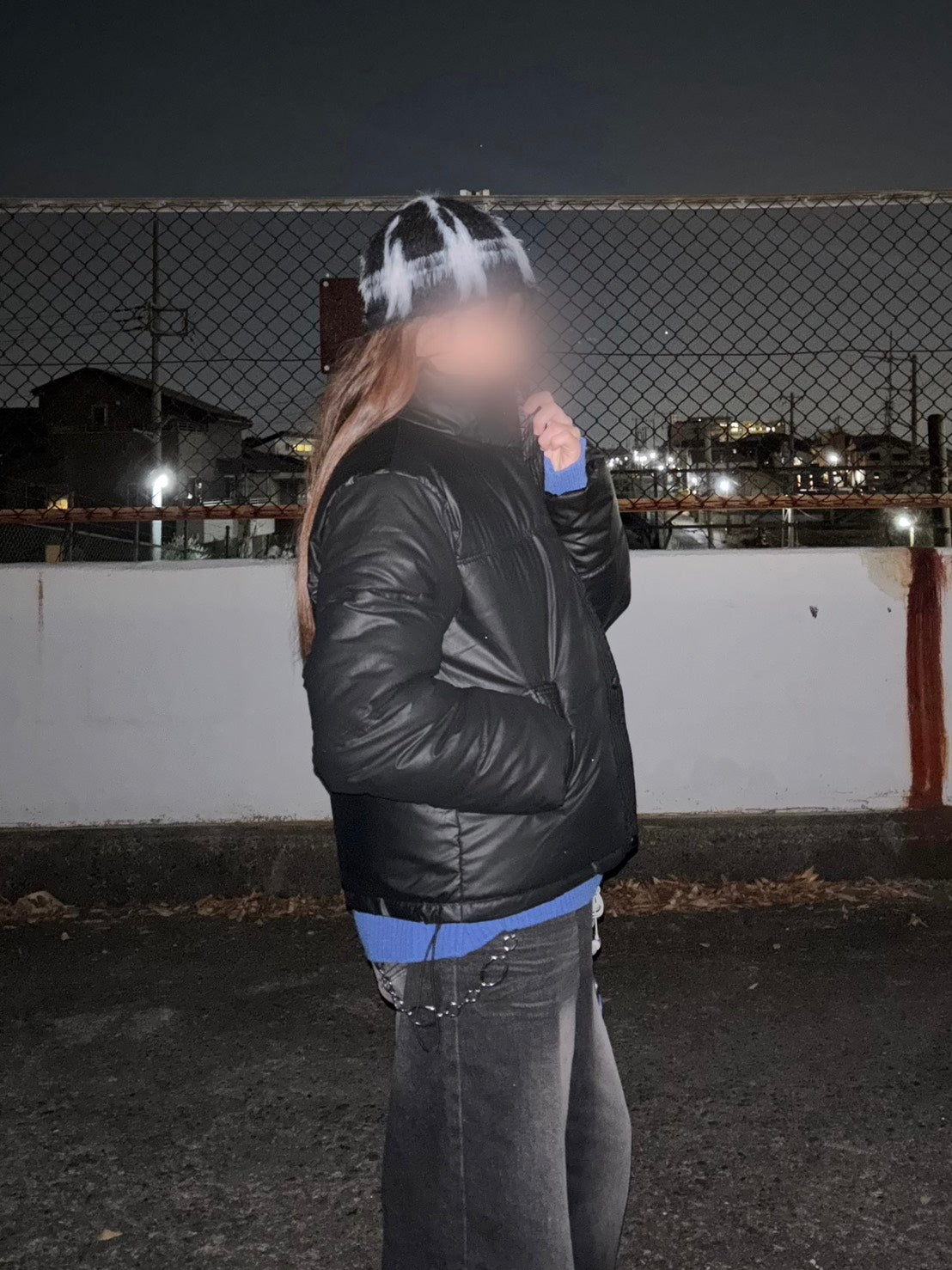 ハイネックPUショートメラードダウン風アウター EA-014