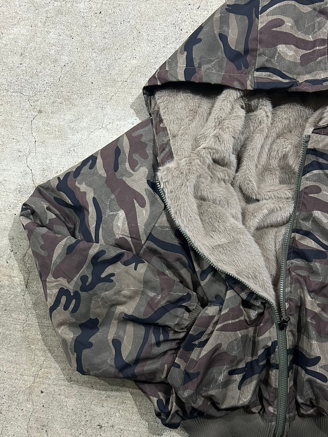 リバーシブル迷彩パーカー MI-036