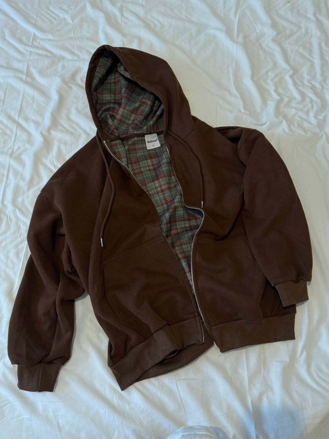 チェックアクセントルーズフーディ TH-005