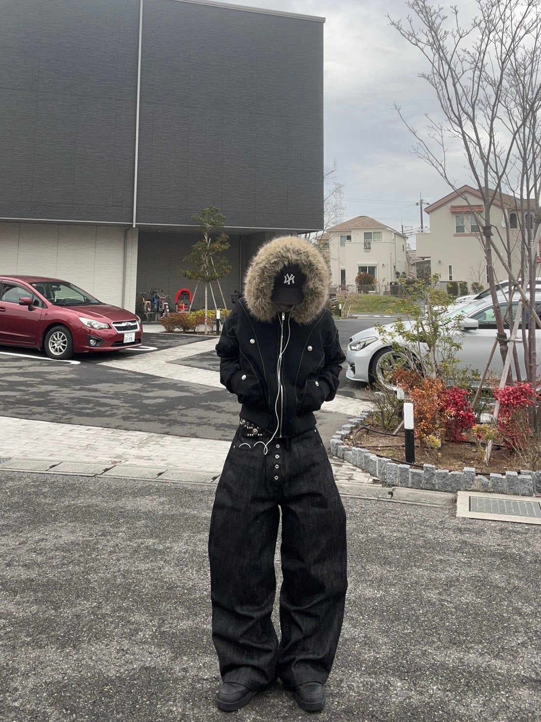 ファー付きショートジャケット RYU-001