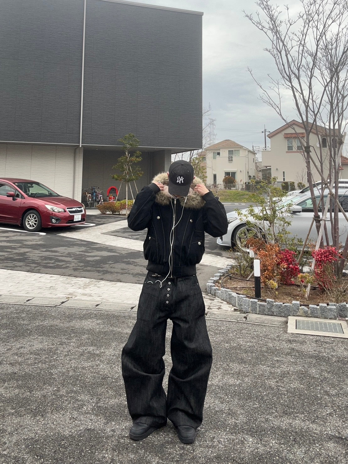 ファー付きショートジャケット RYU-001