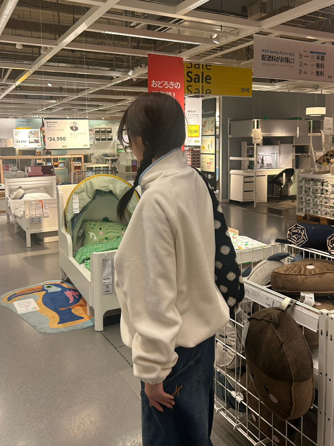 ソフトフリースハーフボタンプルオーバー MI-039