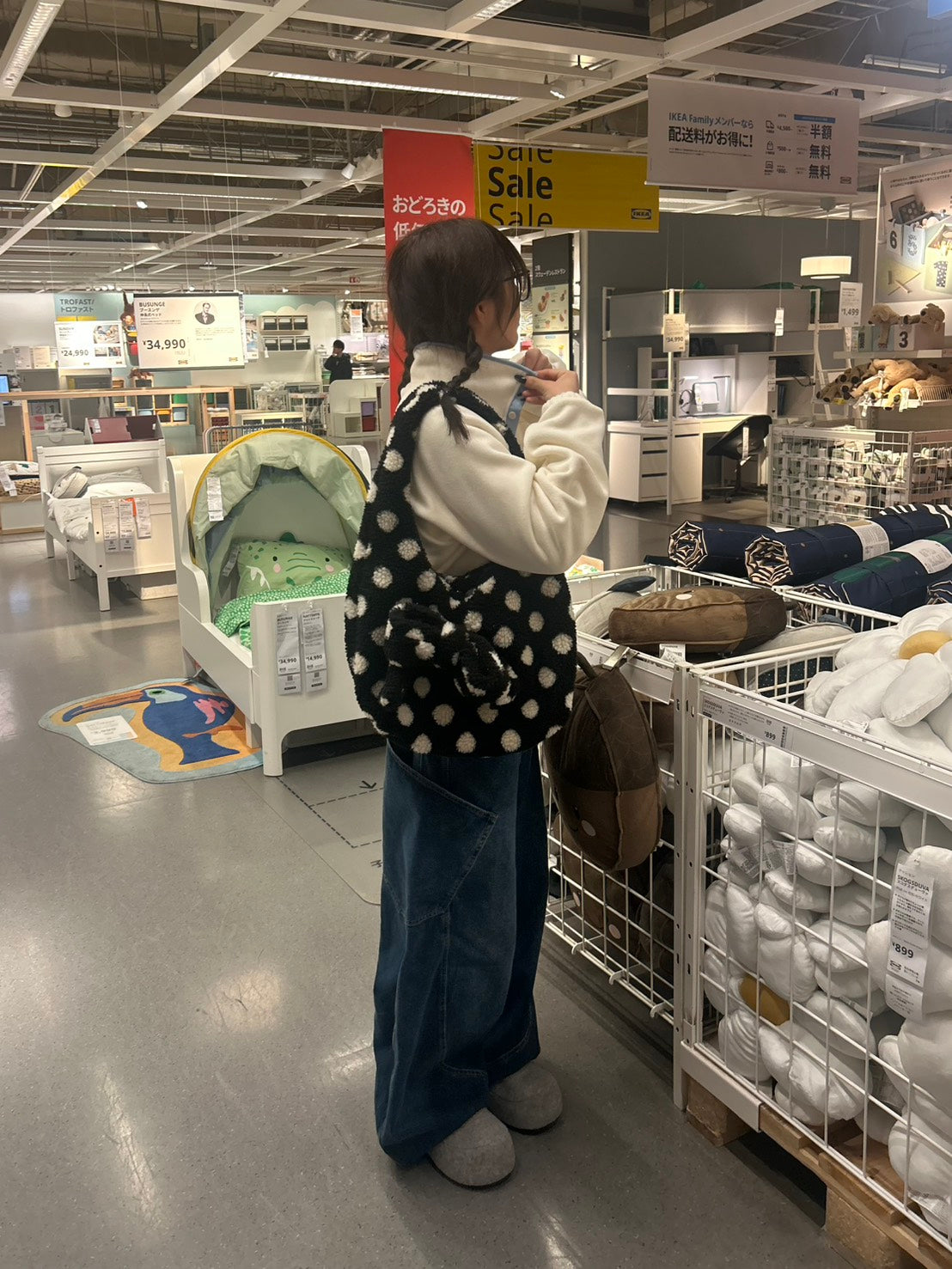 ソフトフリースハーフボタンプルオーバー MI-039