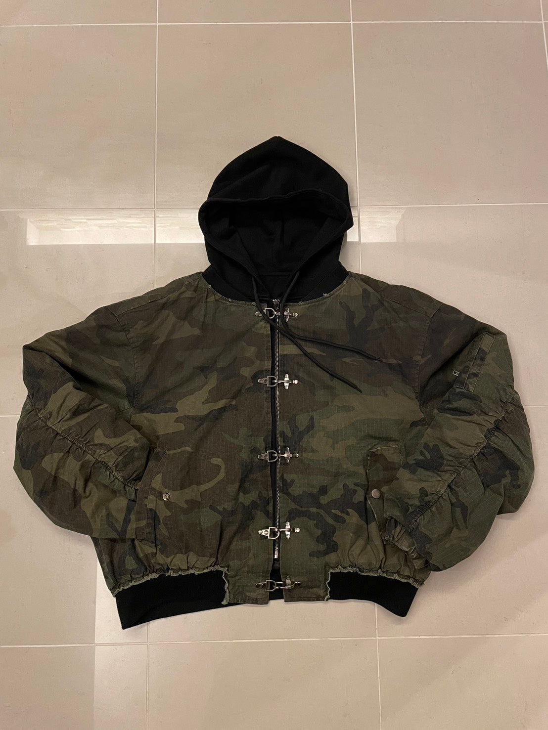 フード付き迷彩ファイヤーマンジャケット STI-001