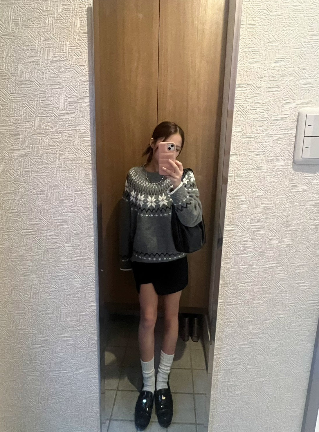 ルーズフィッド フェアイルニットセーター CHP-001