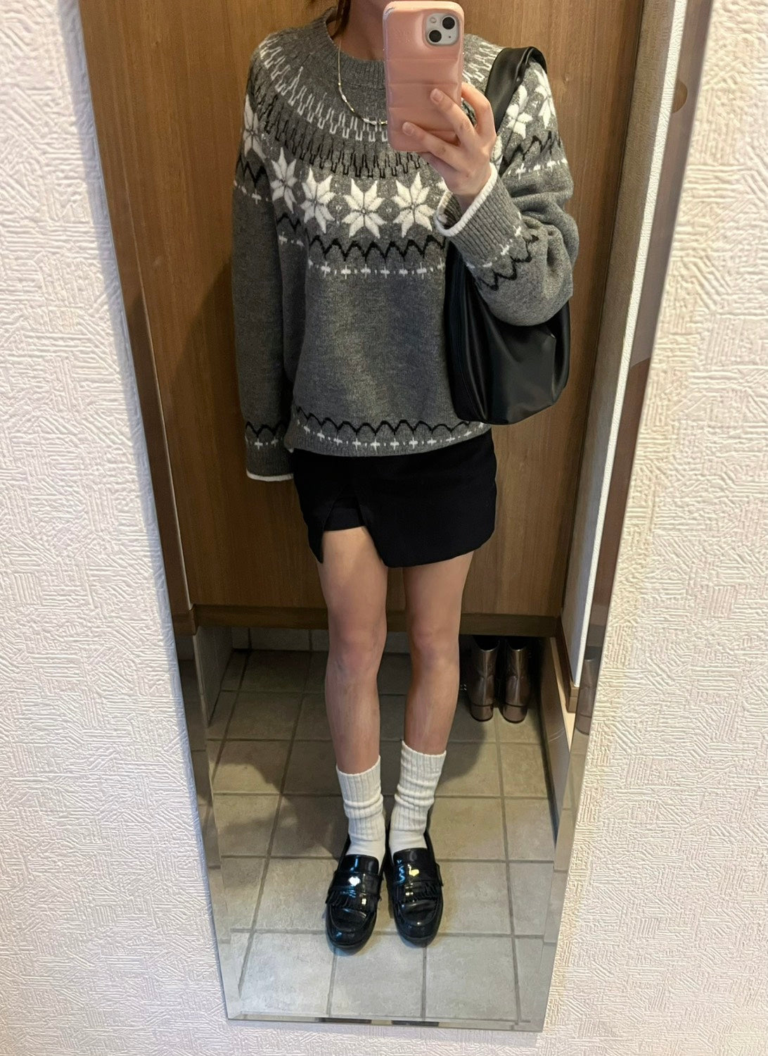 ルーズフィッド フェアイルニットセーター CHP-001