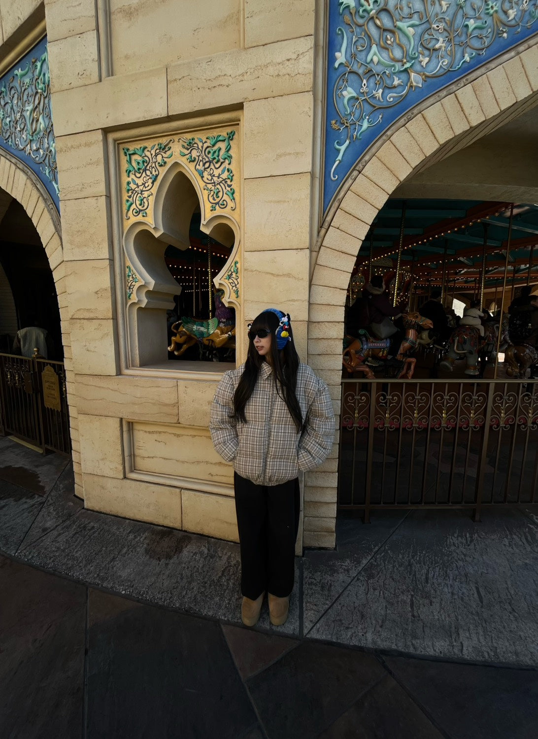 レトロチェック中綿ジャケット CHP-002