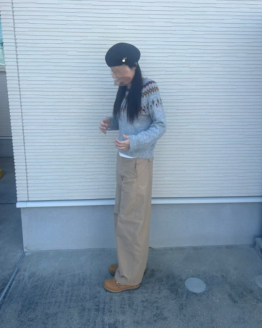 ノルディック柄ニット CA-004