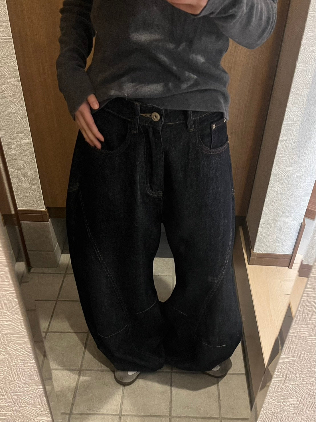 シーム入りワイドデニム CHP-003