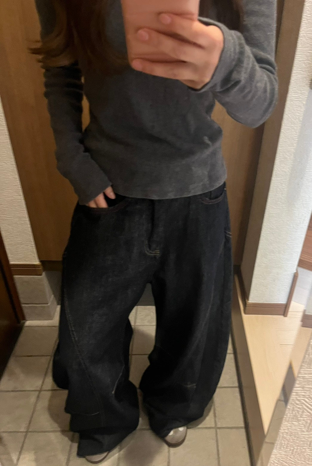 シーム入りワイドデニム CHP-003