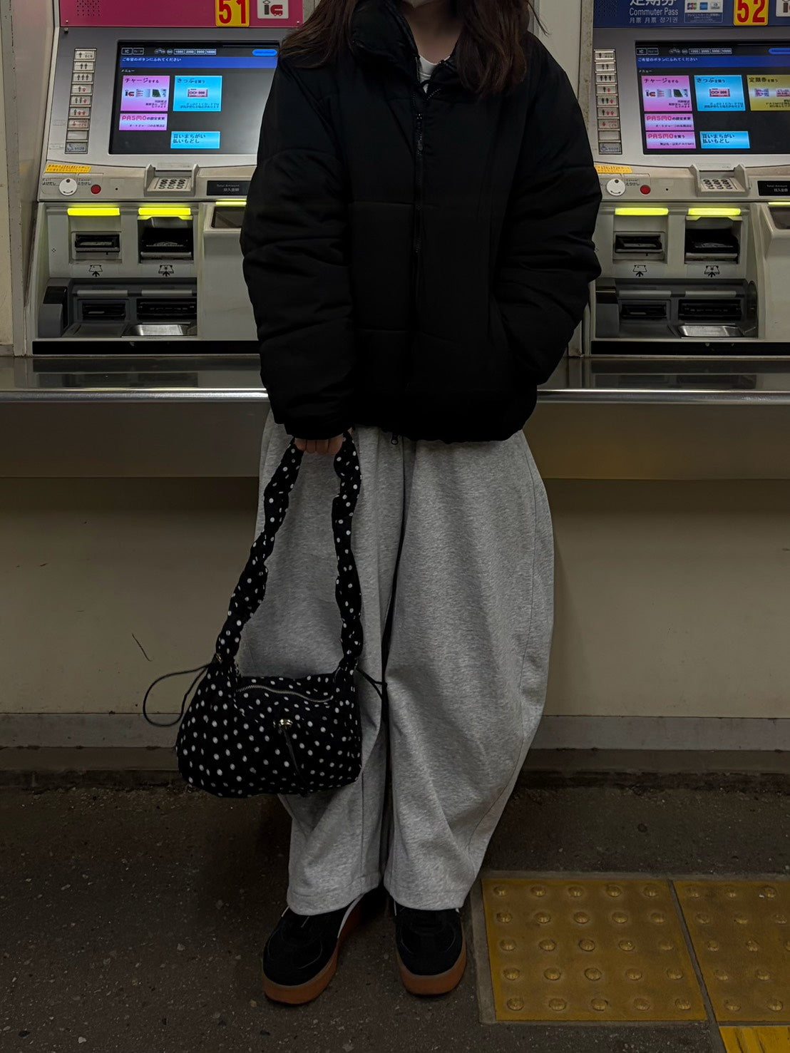 ポルカドット ギャザーハンドバッグ NNK-003