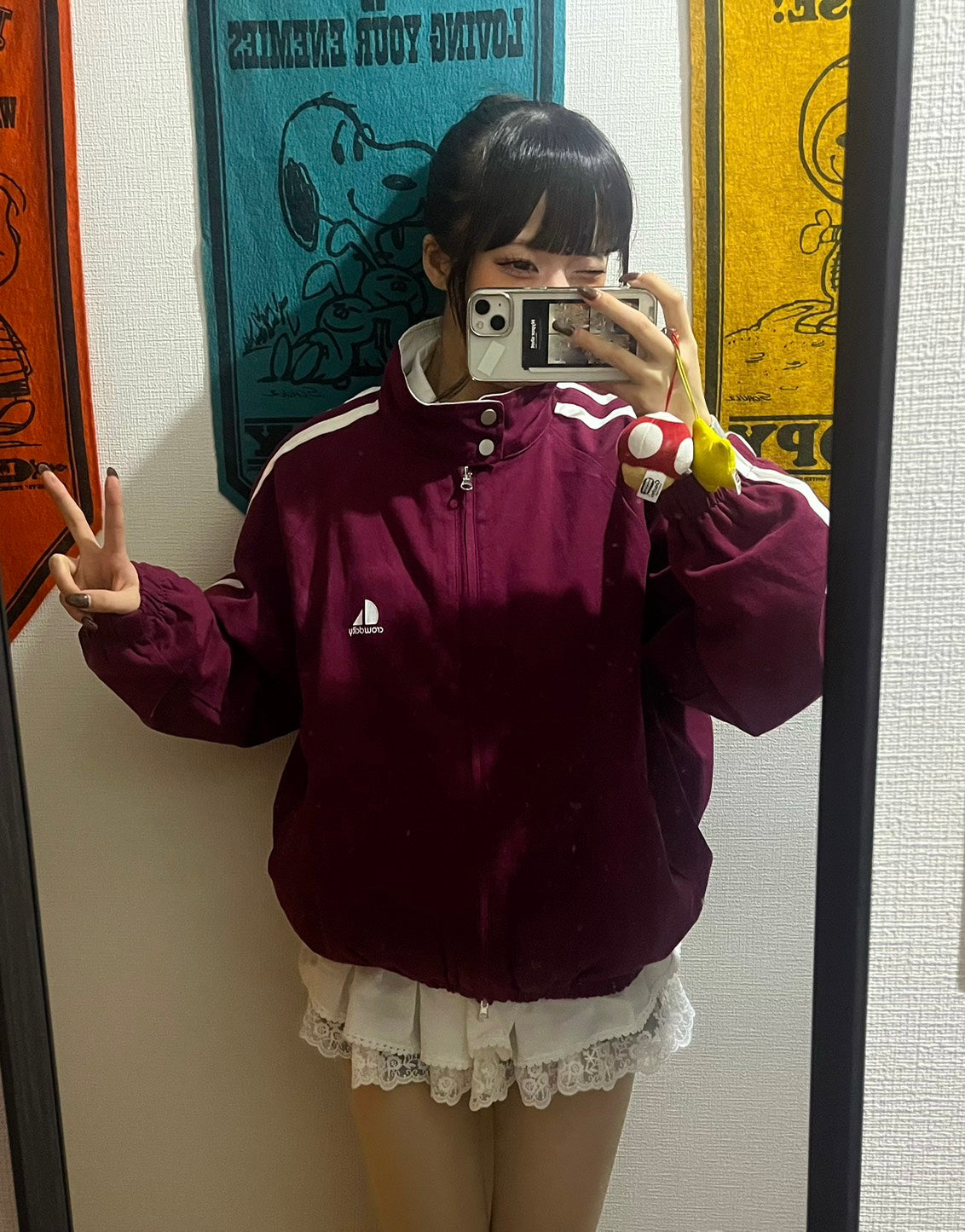 ラインディテール スタンドカラージャケット MH004