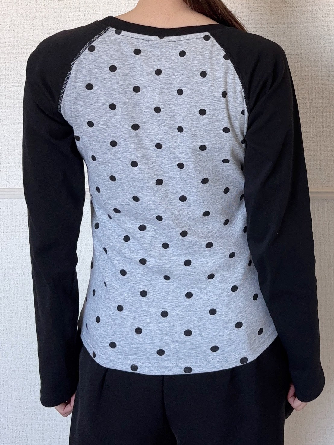 ドットロゴ ラグランスリーブT SCK-042