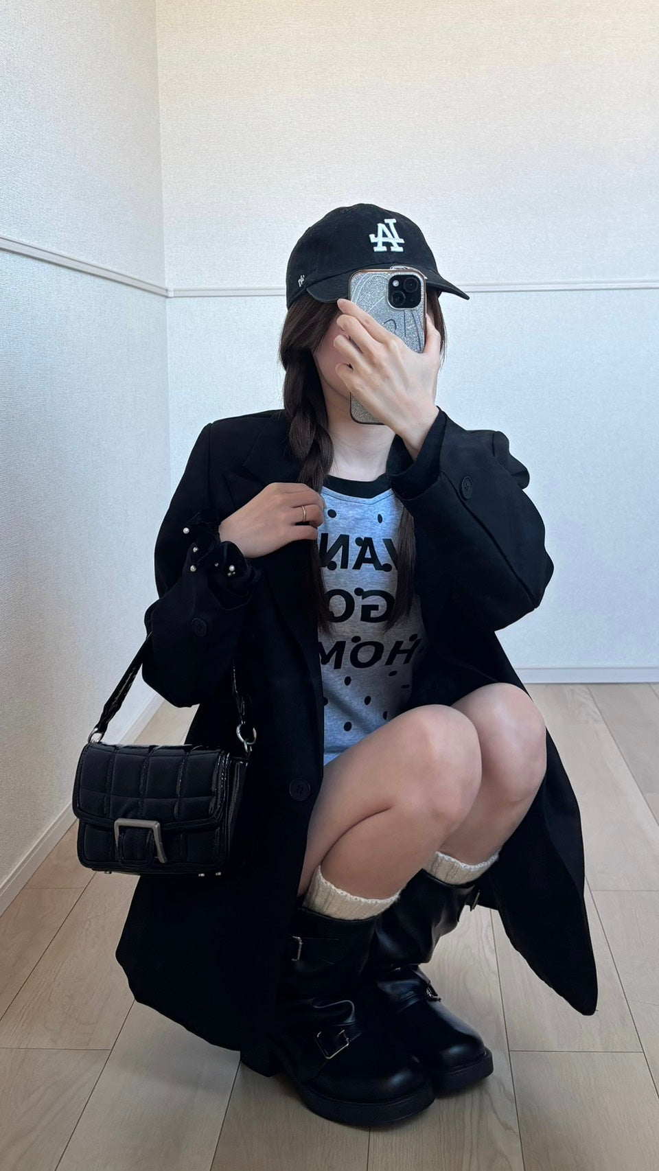 ドットロゴ ラグランスリーブT SCK-042