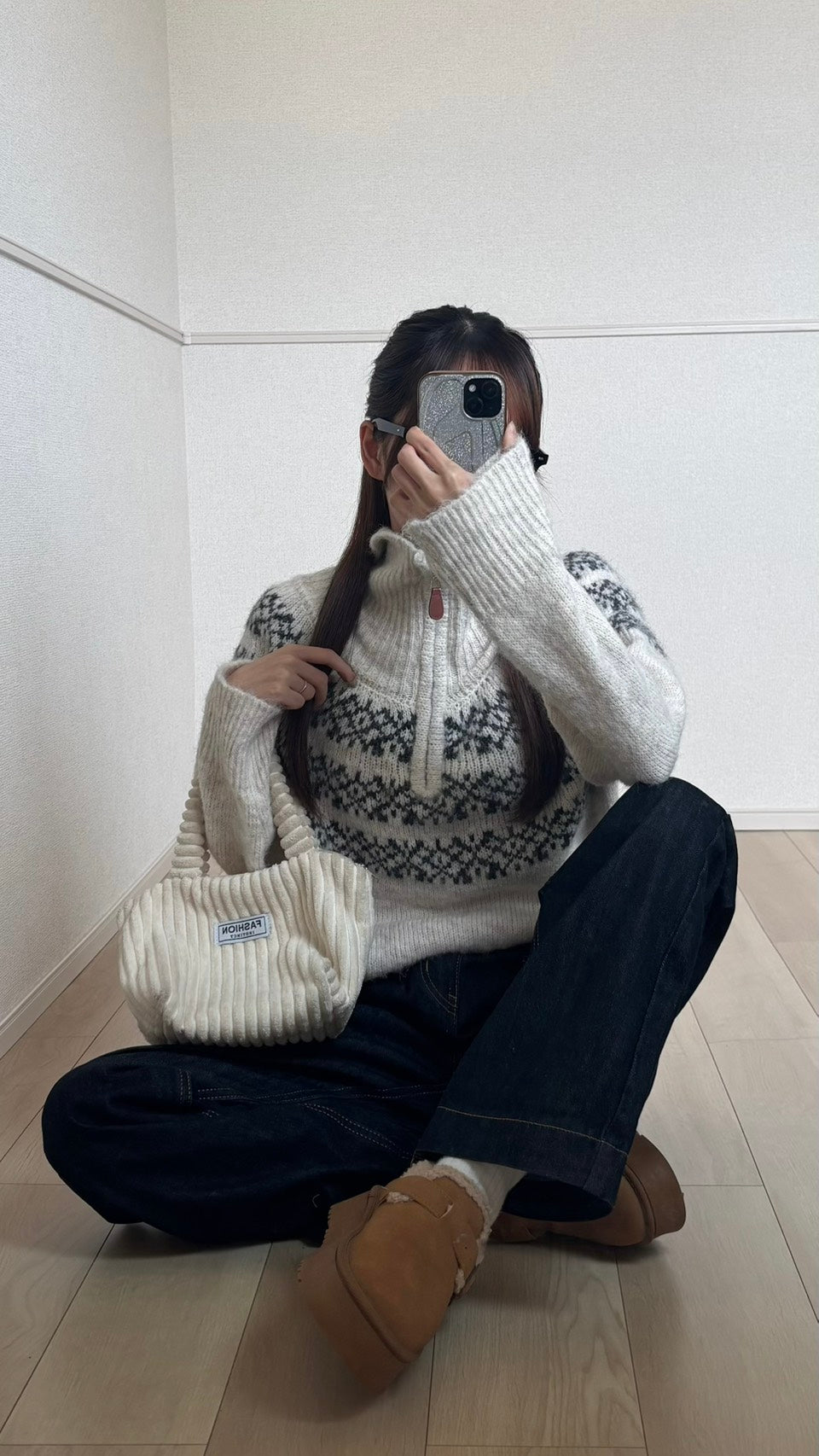 ウォッシュド テクスチャーデニムパンツ SCK-046