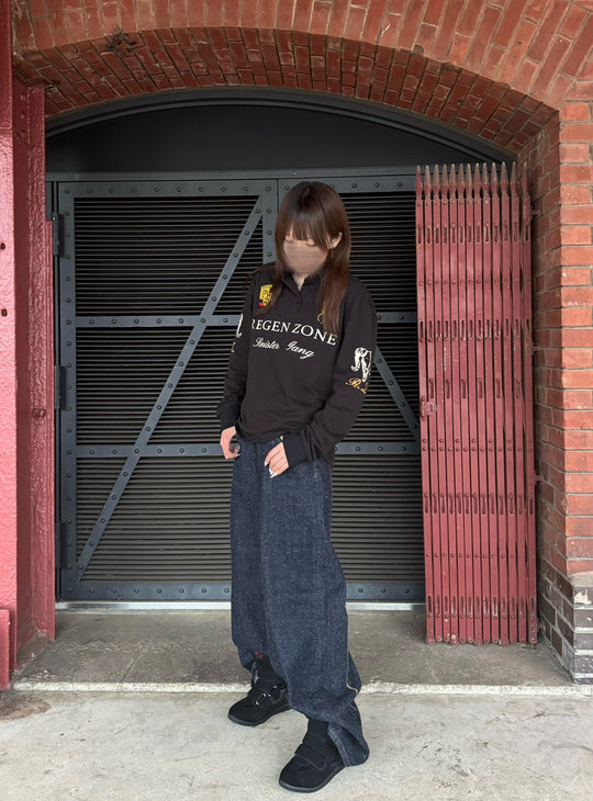 アメリカンストリート ポロスウェットトップス LLS-027