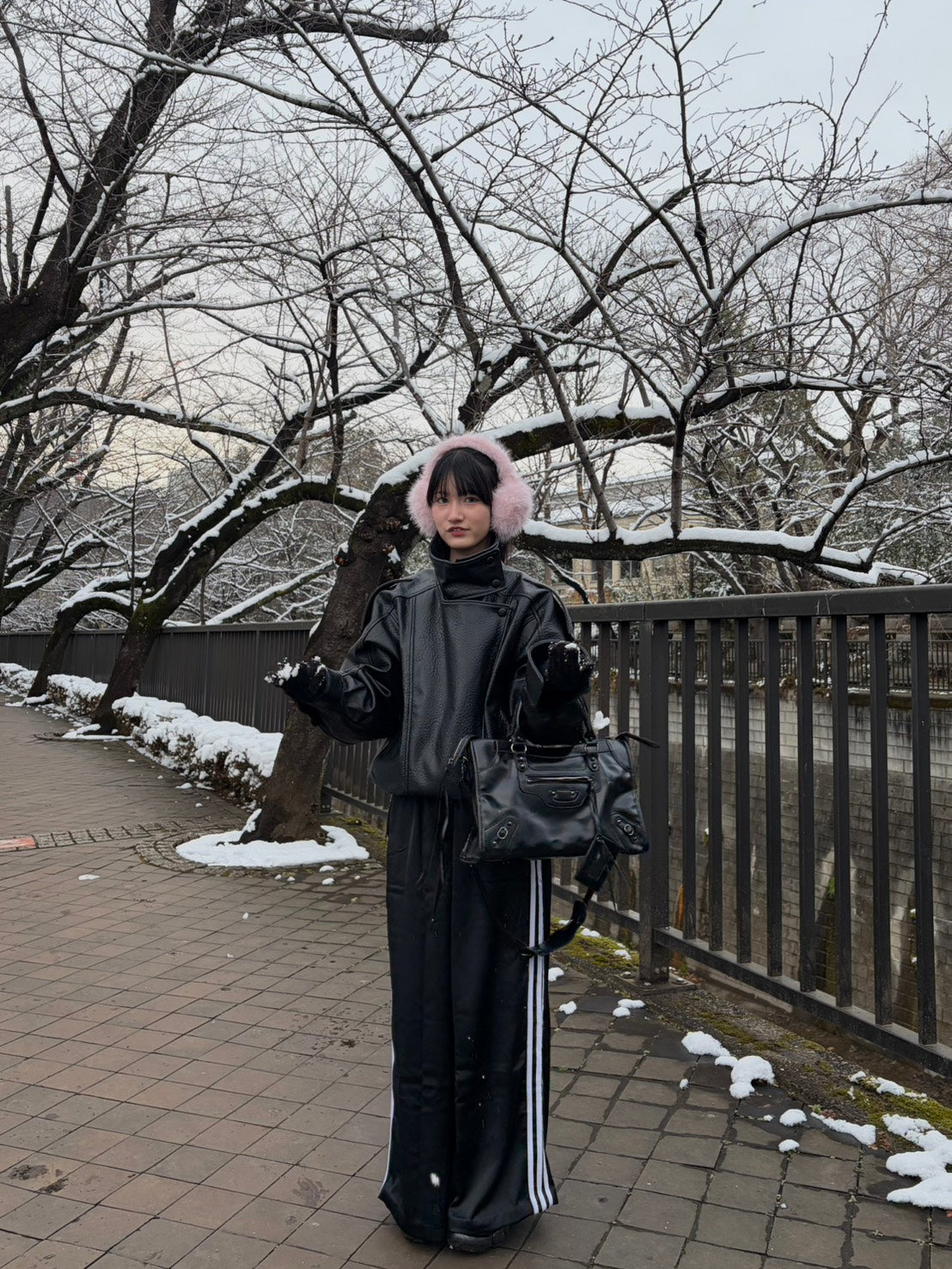 モトデザイン レザーライク ボストンバッグ NEG-003