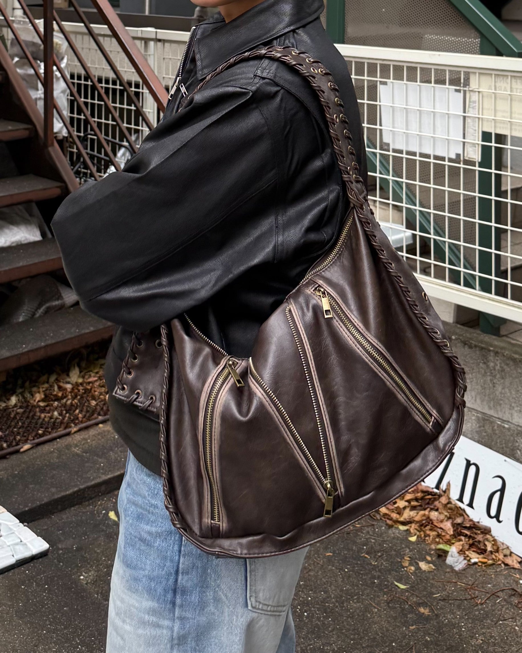 ワイドストラップギャザートート KO-008