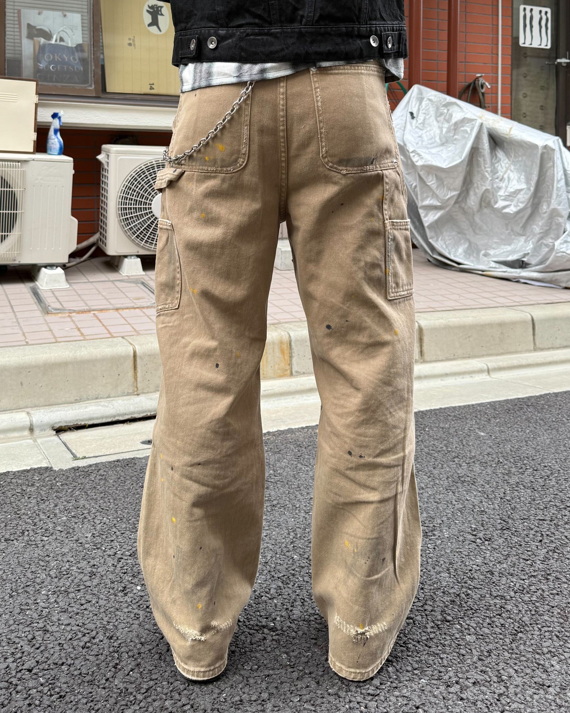 ヴィンテージペイントバギーパンツ KO-010