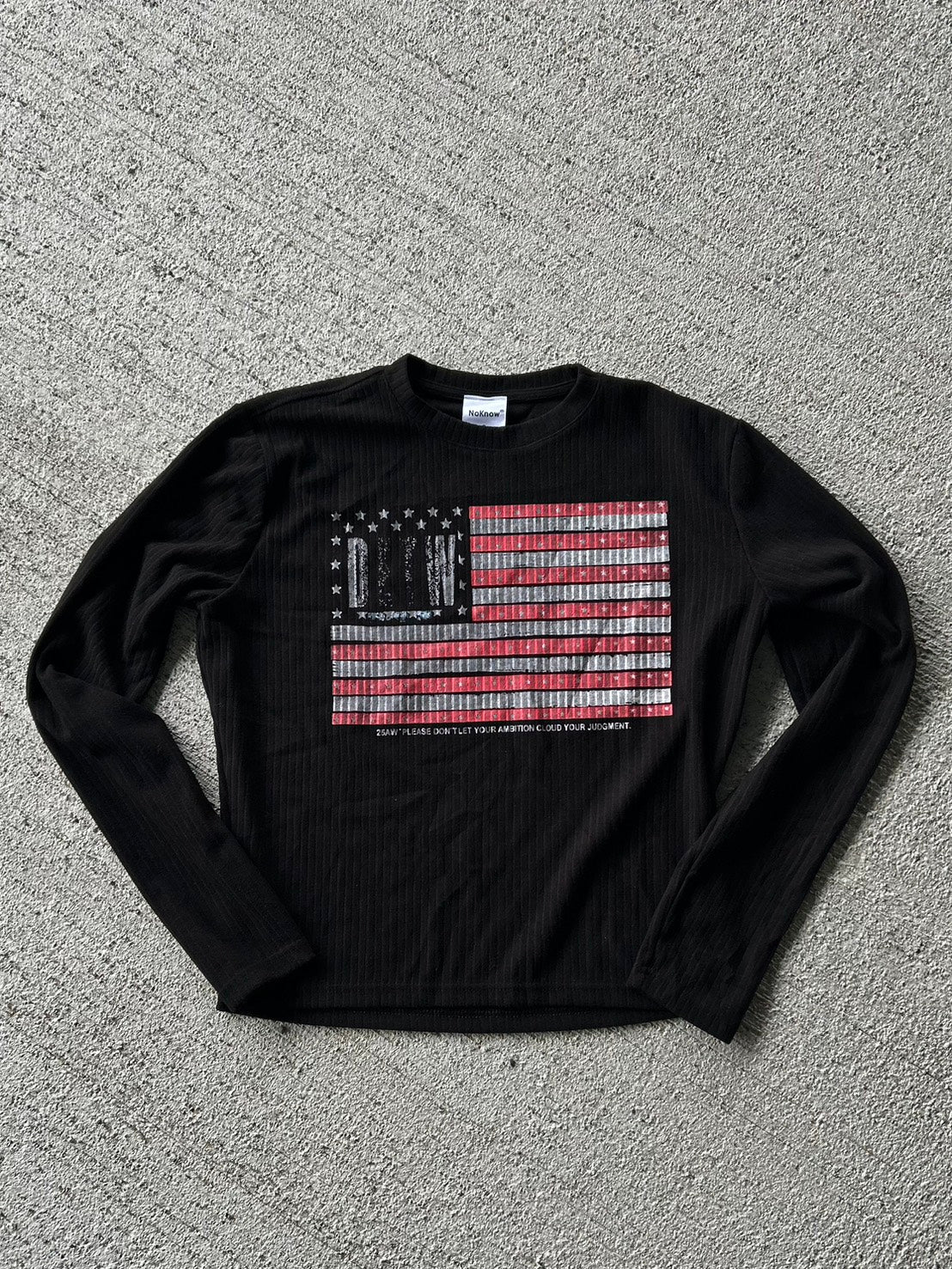 グラフィックルーズ長袖Tシャツ LLS-029