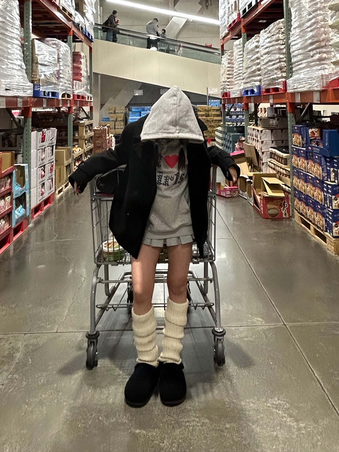 水玉ハートロゴ フーディ MI-044