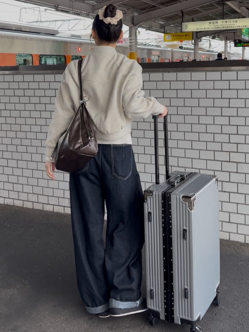 耐久性◎ソフトシェルスーツケース OT-043