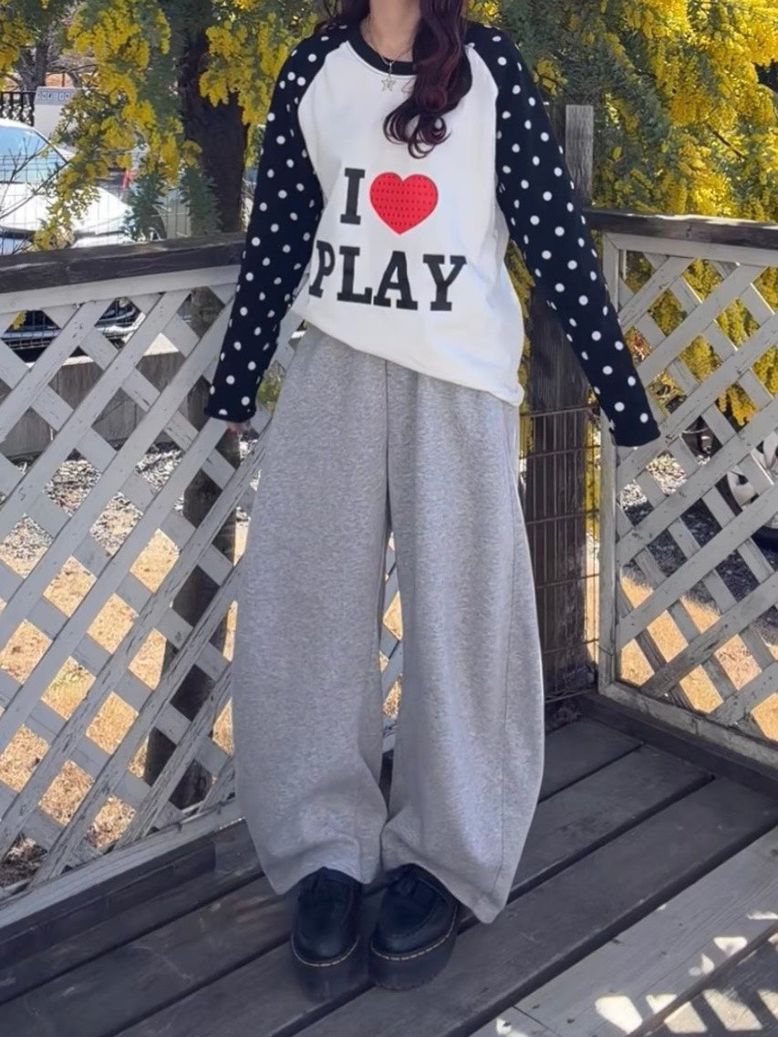 ドットスリーブハートロゴロンT BIBI-011