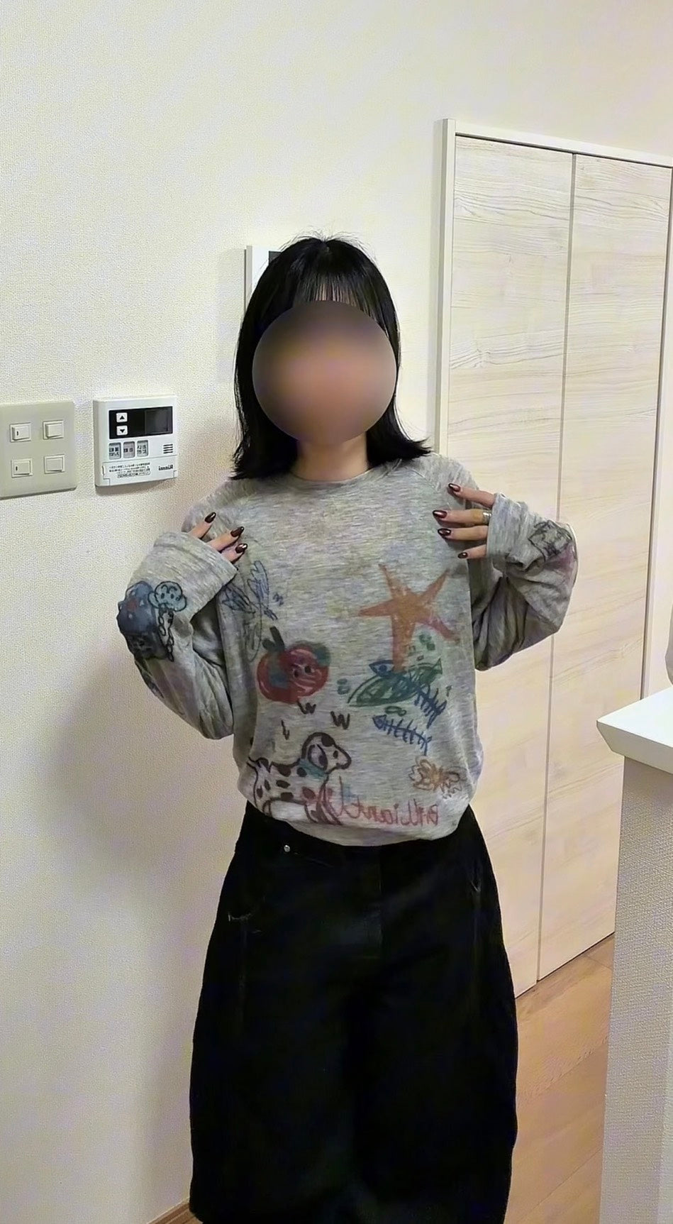 ヴィンテージグラフィックシアーロンT GY-009