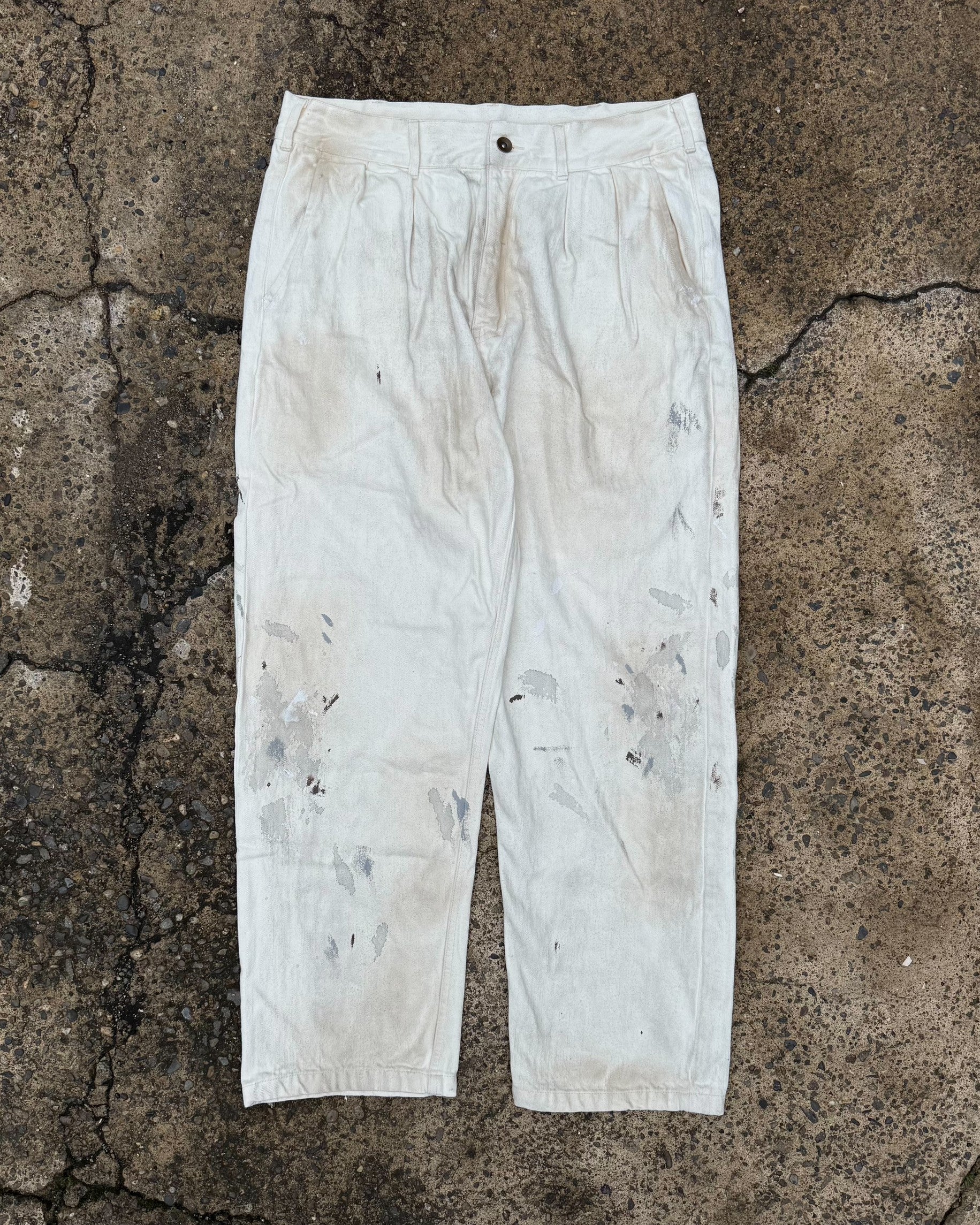 【14OZ】ペインター加工ヴィンテージパンツ KO-013