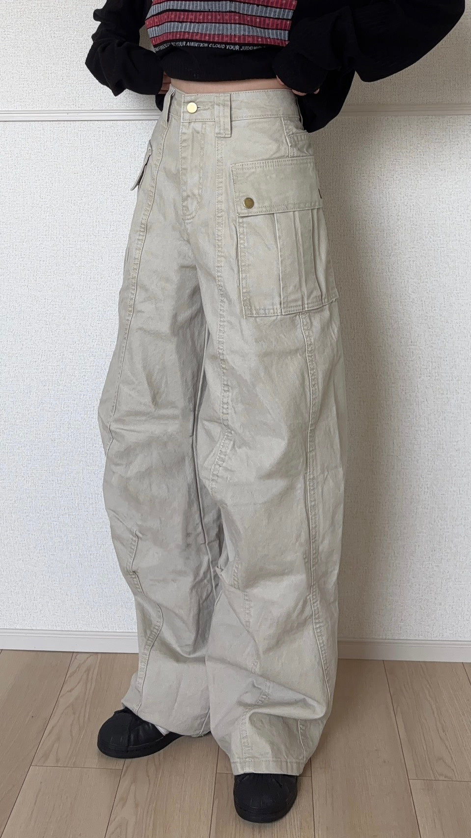 アメカジ ワイドシルエット カーゴパンツ SCK-051