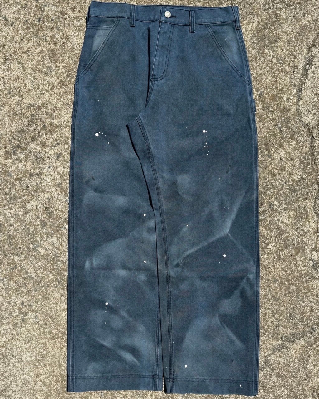ペイントスプラッシュ ヴィンテージワイドワークパンツ KO-014