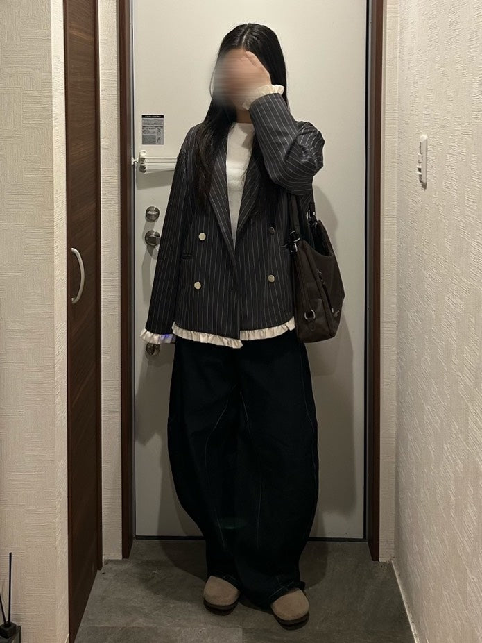 シンプル美シルエット フィットタートルネックロンT OT-048