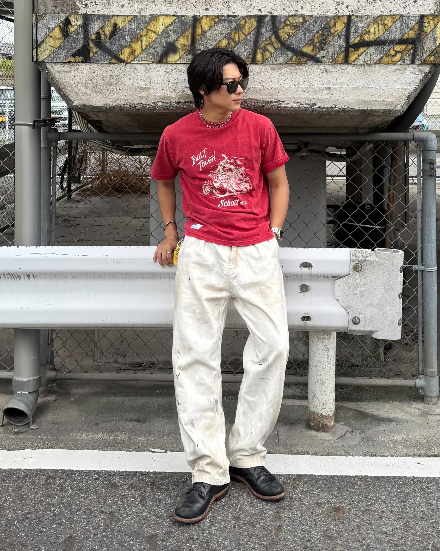 14OZ】ペインター加工ヴィンテージパンツ KO-013