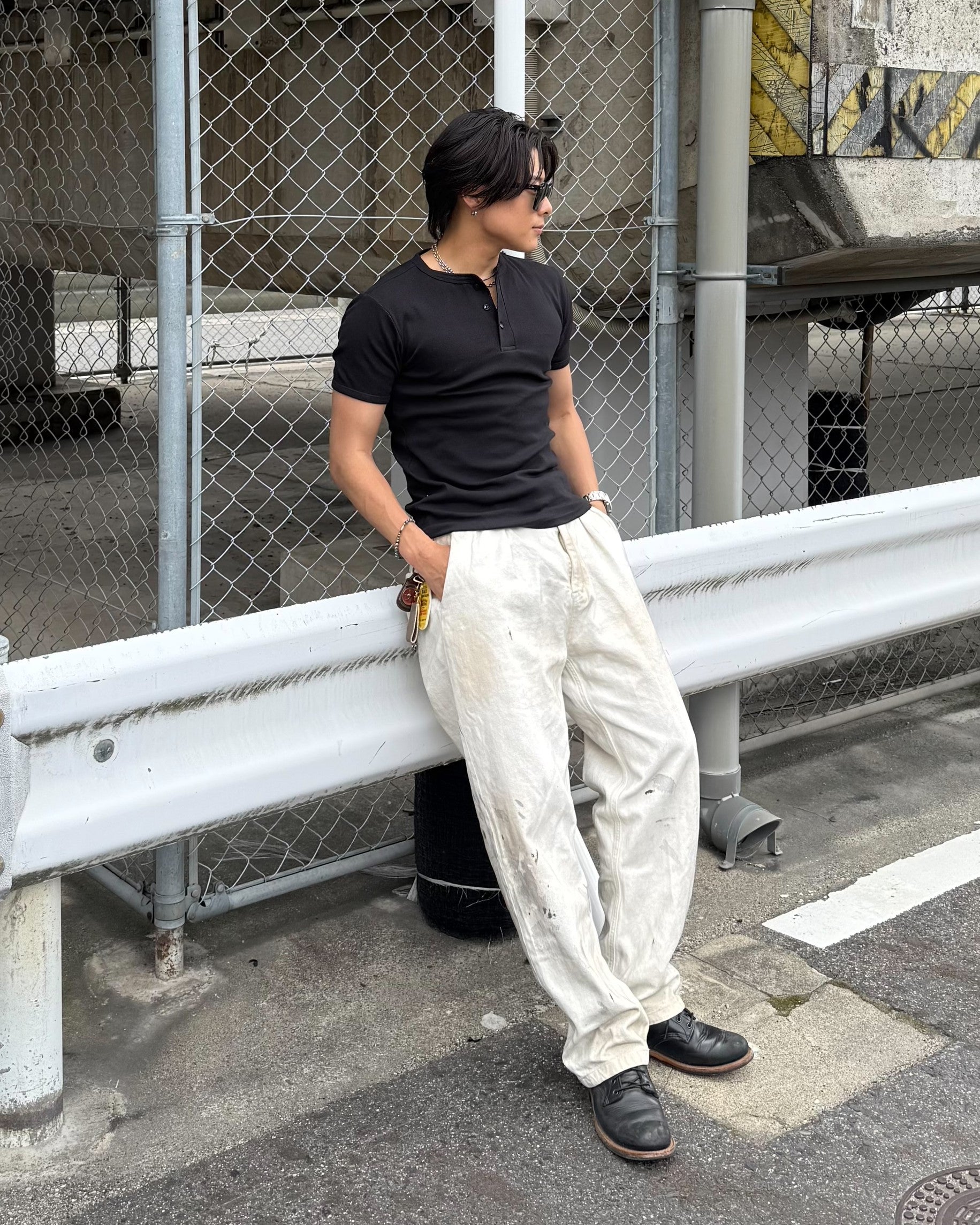 【14OZ】ペインター加工ヴィンテージパンツ KO-013