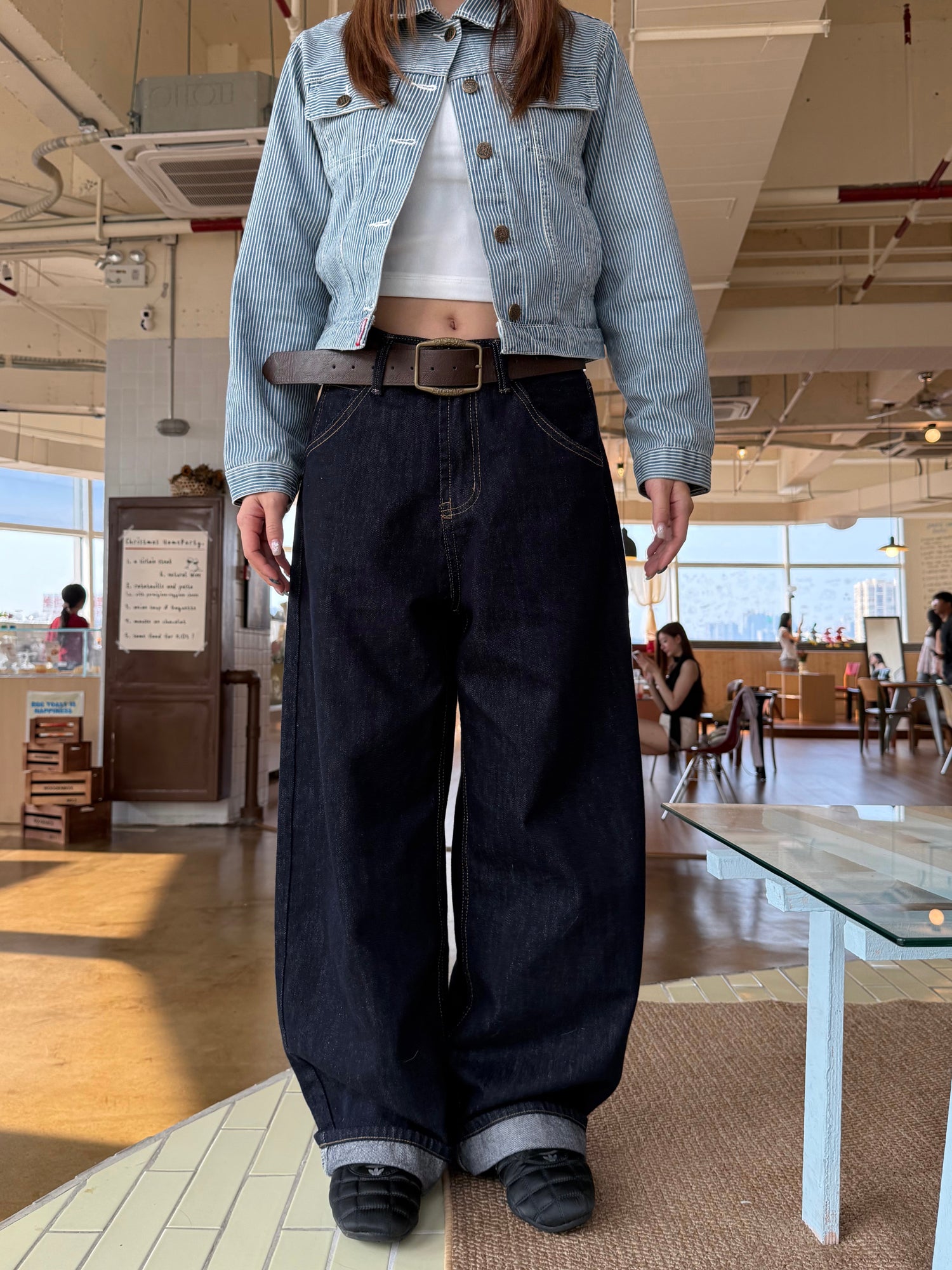 ワイドバギー デニムパンツ  N584