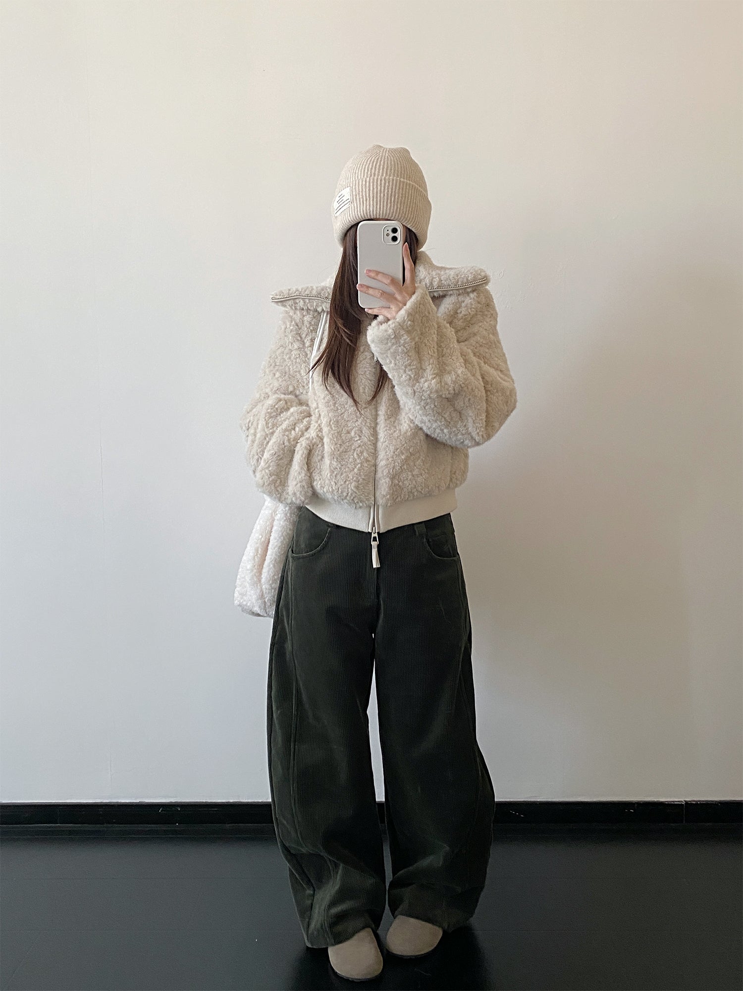 コーデュロイワイドレッグパンツ    N990