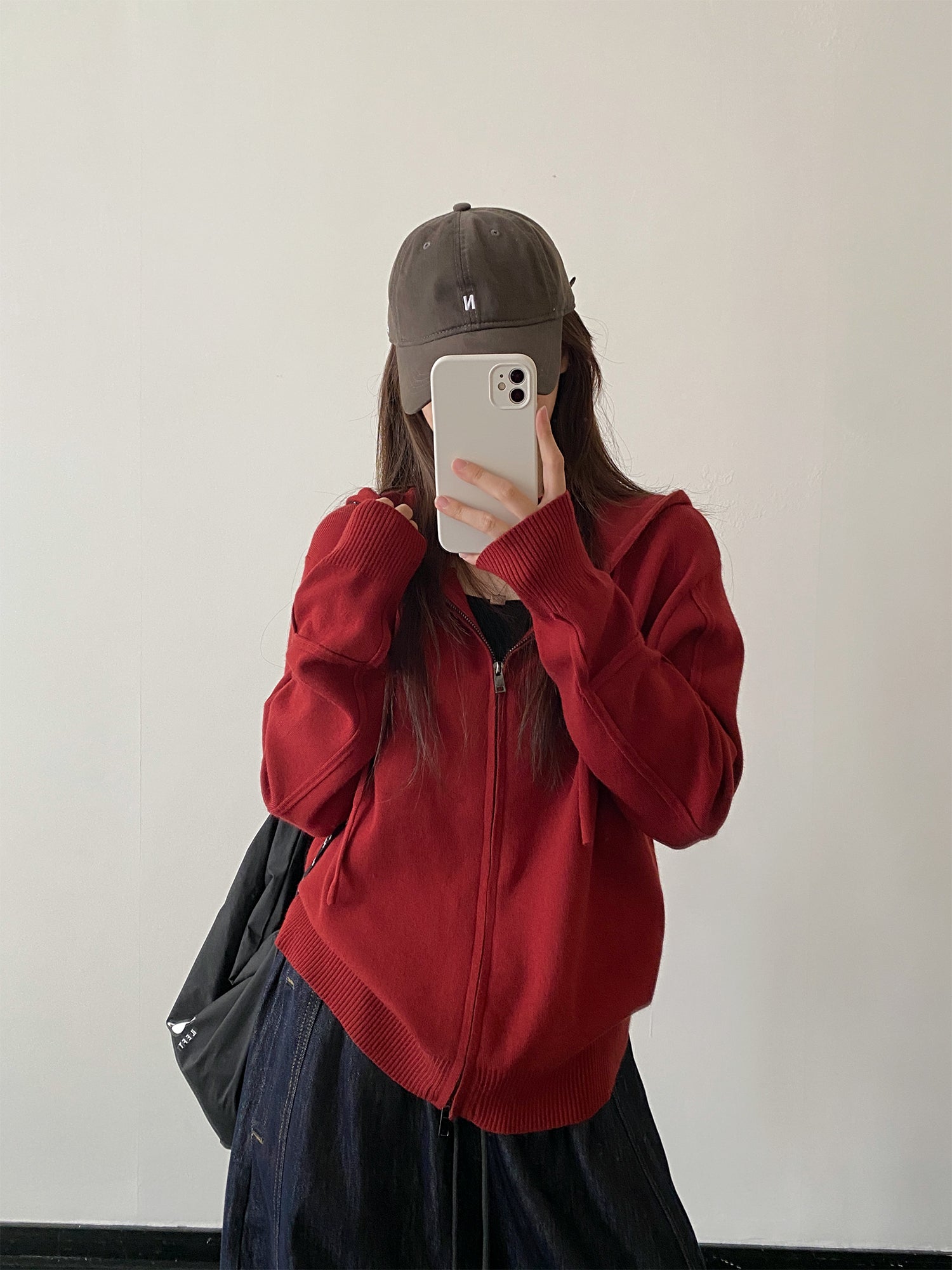 ニットパーカー N572