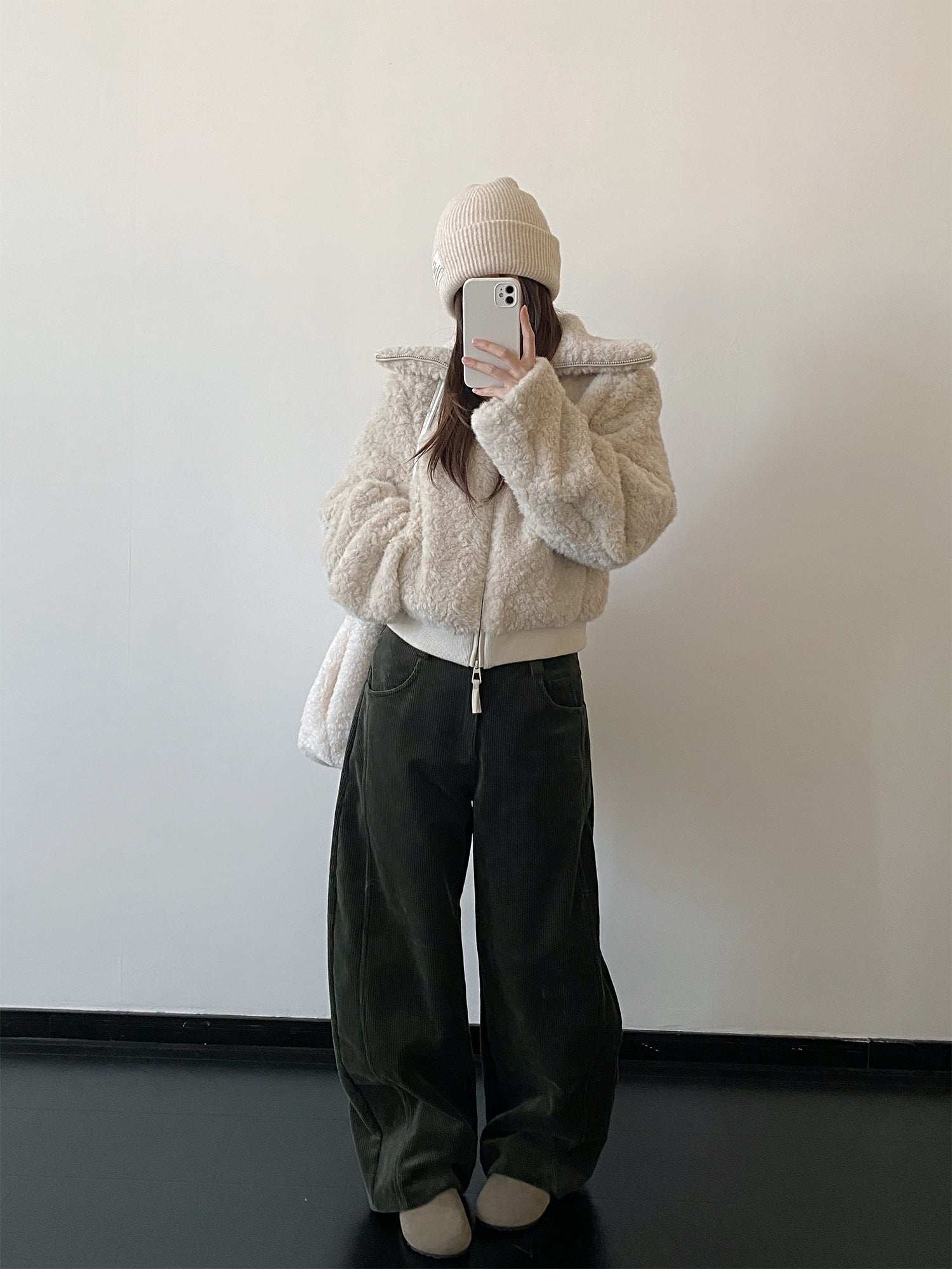 コーデュロイワイドレッグパンツ    N990