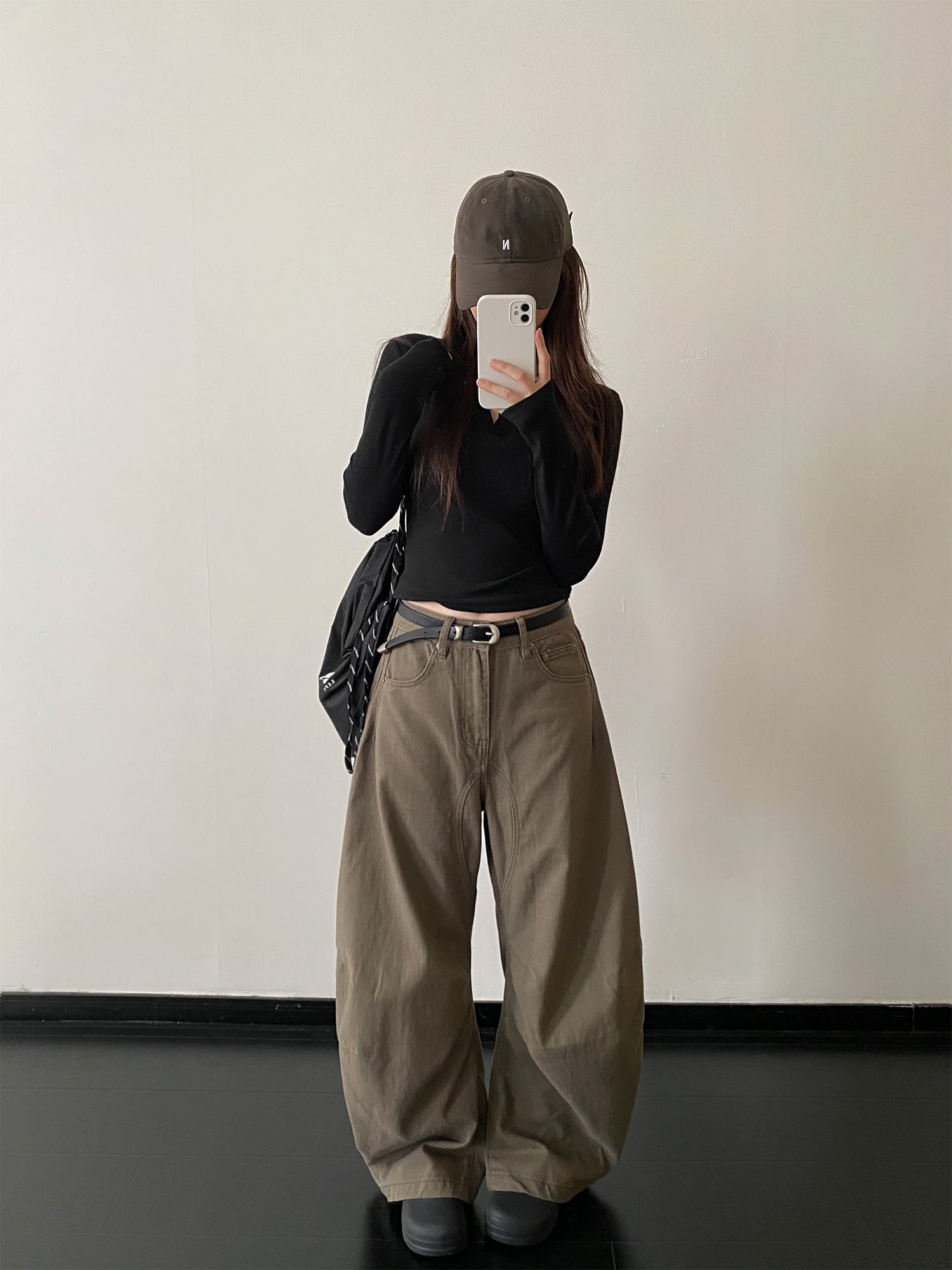 カーブワイドワークパンツ N603