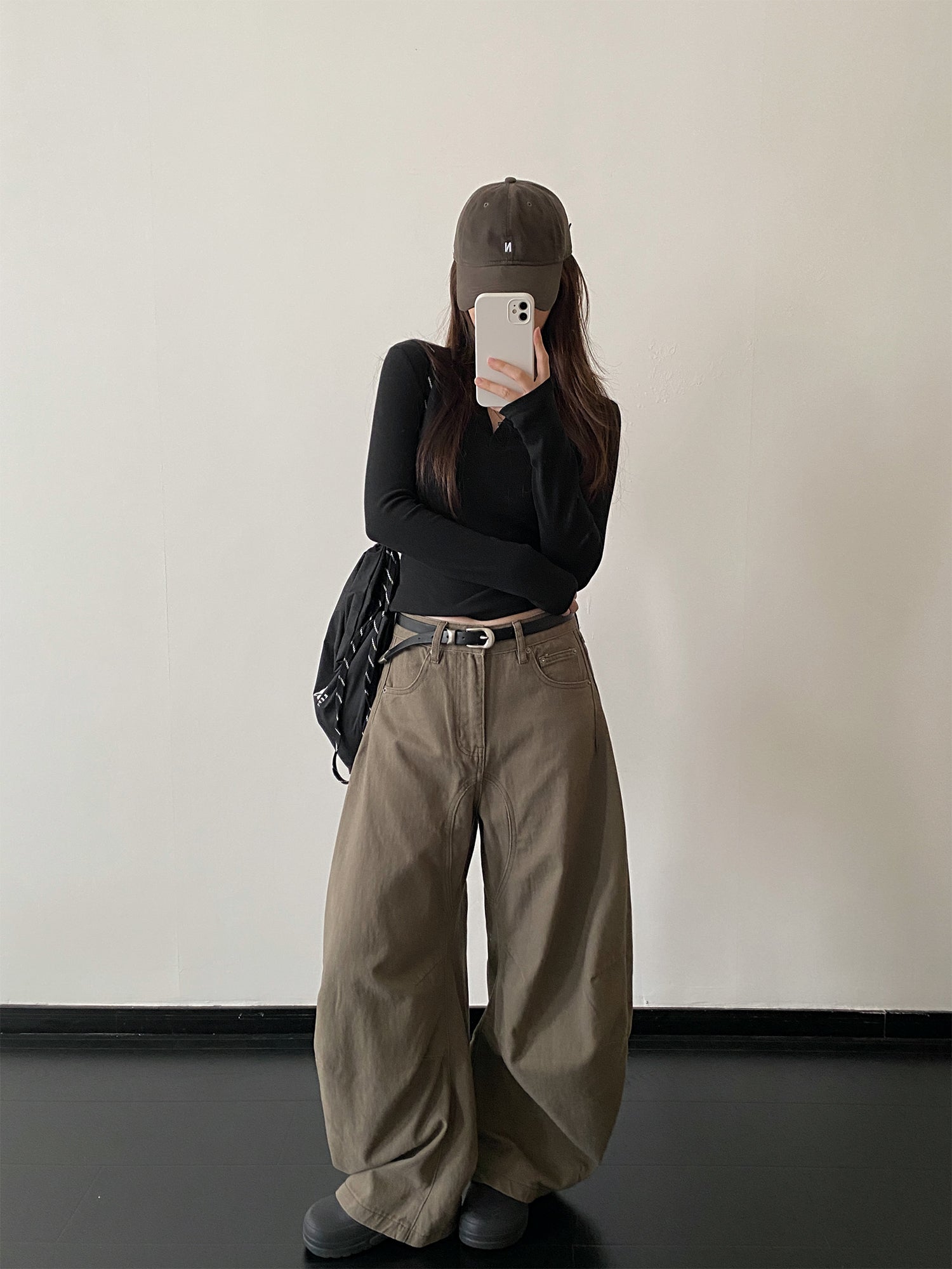 カーブワイドワークパンツ N603