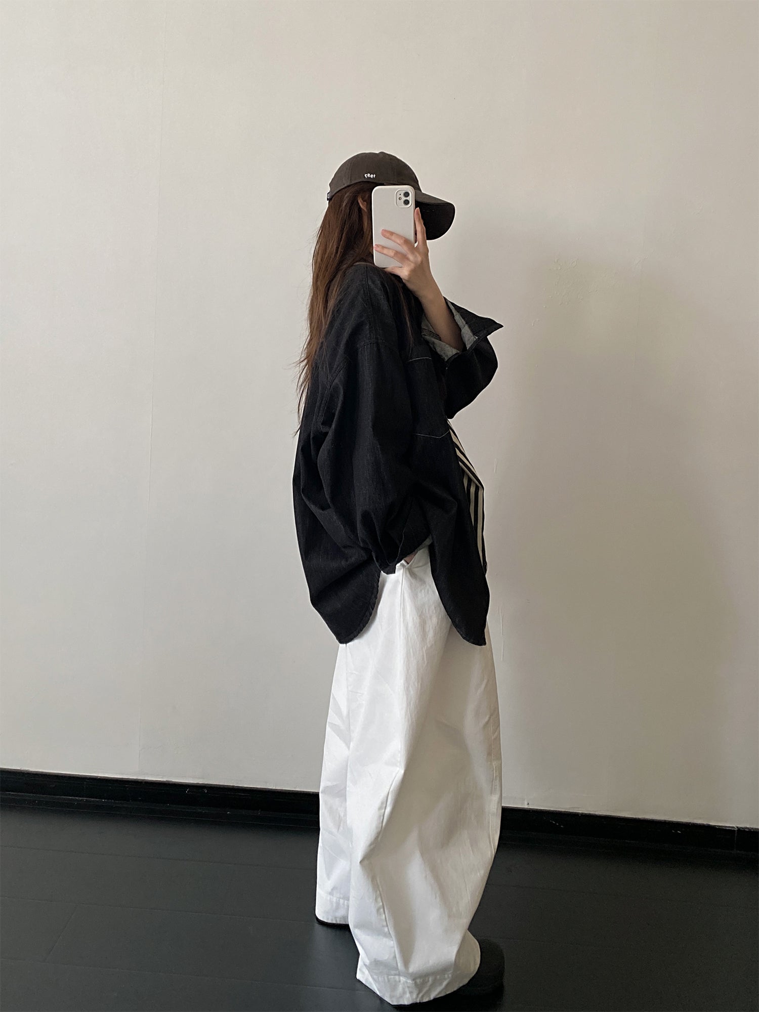 ワイドデニムジャケット    N573